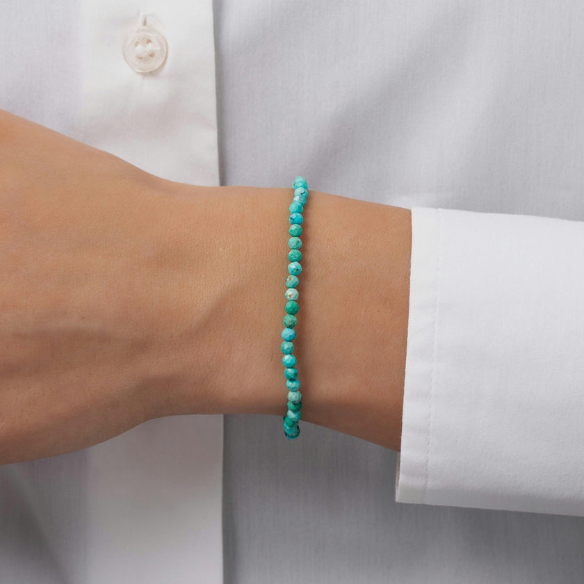Turquoise Bead Bracelet