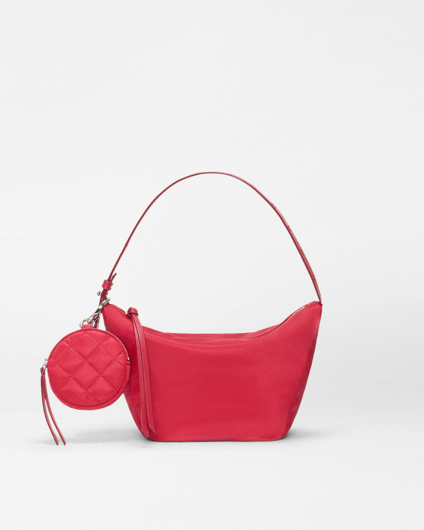 Red Apple Small Waverly Hobo