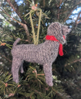 Weimaraner Dog Hand Knit Christmas Ornament Arcadia Home