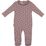 Winter Berries Round Neck Long Sleeve Footie