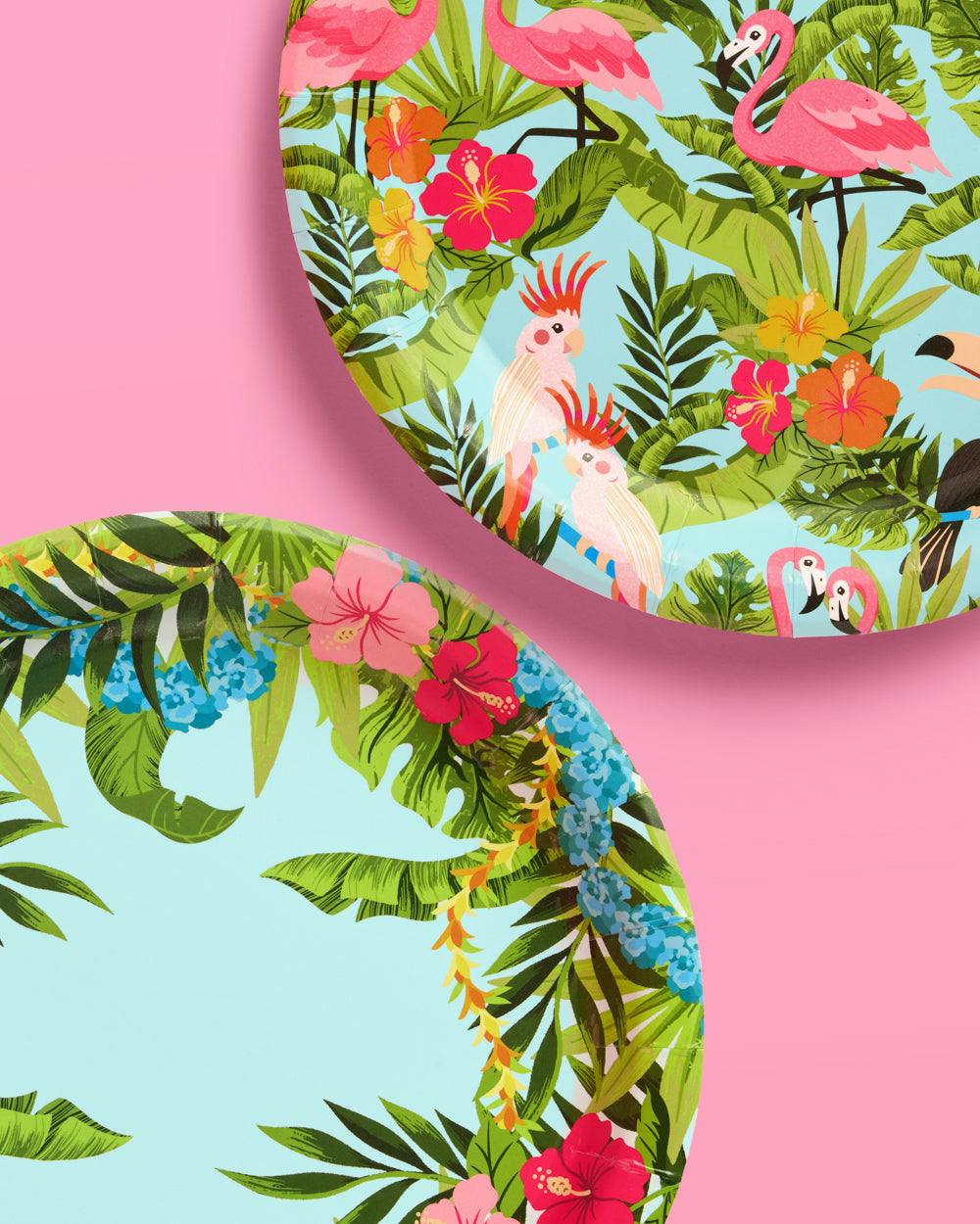 Tropical Plates - 24 paper plates