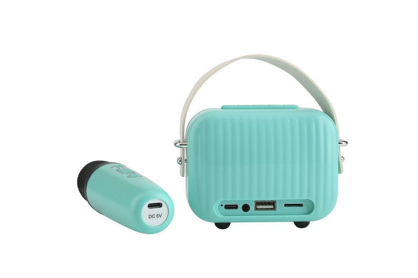 Pocket Karaoke-Microphone & Speaker Combo-Teal