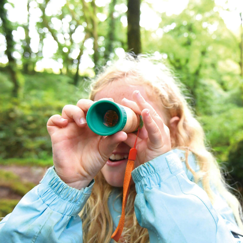 Nature Fun Adjustable Telescope in Green with 8x Zoom