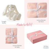 SNUGGLE TIME -  Matching Lennox Blankets for Mom, Baby and Plush Toy