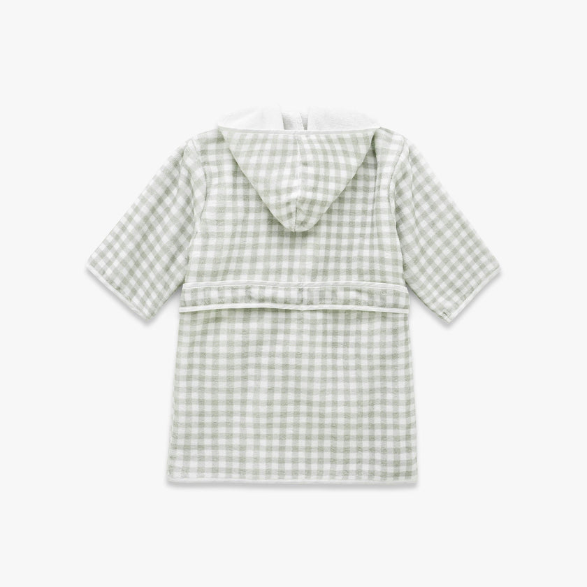 Picnic Gingham Bathrobe - Green