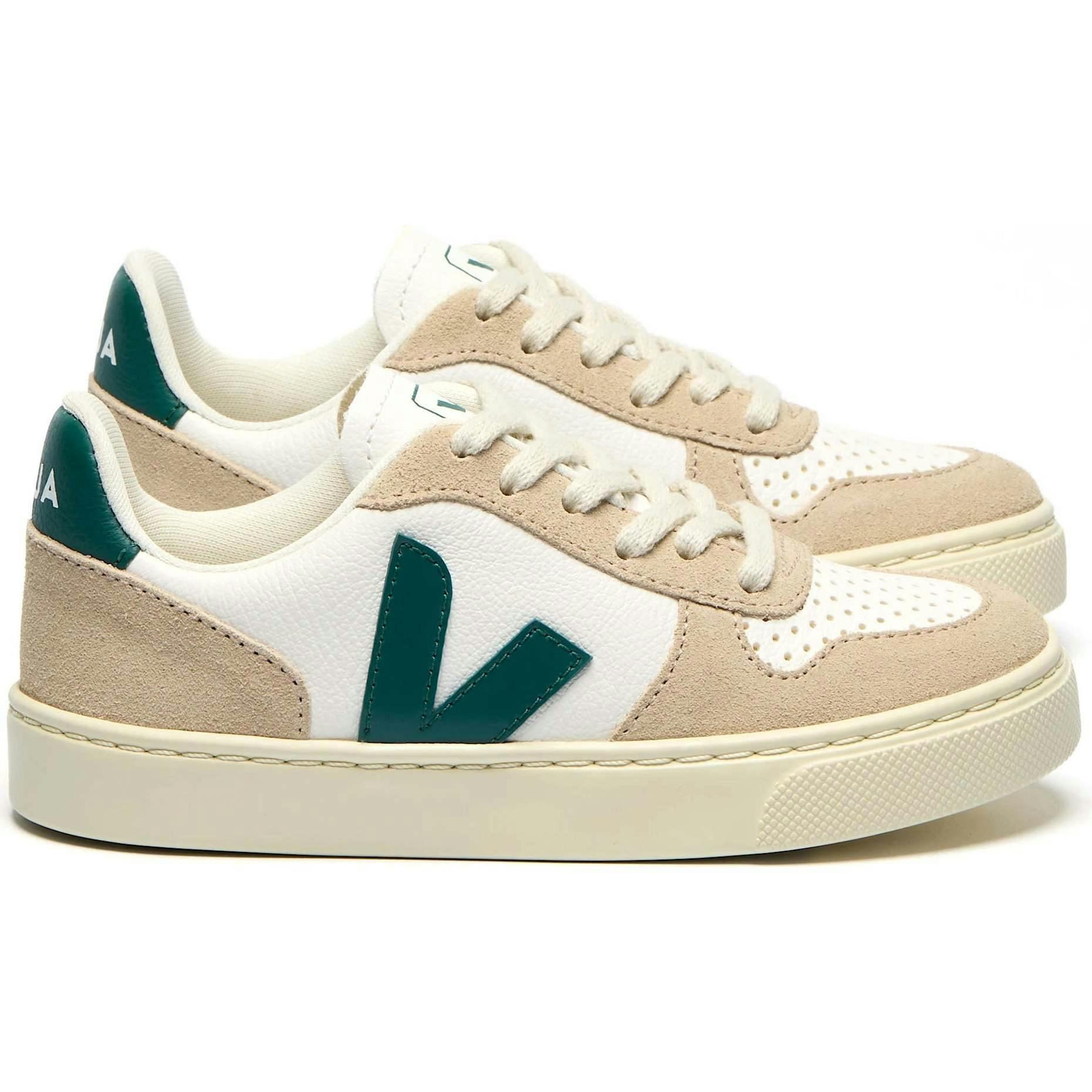 VEJA Small V-10 Laces - Brittany Almond