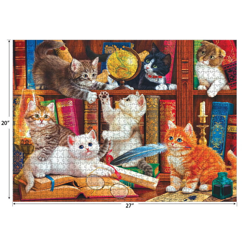 RoseArt: Library Mischief - 1000 Piece Puzzle