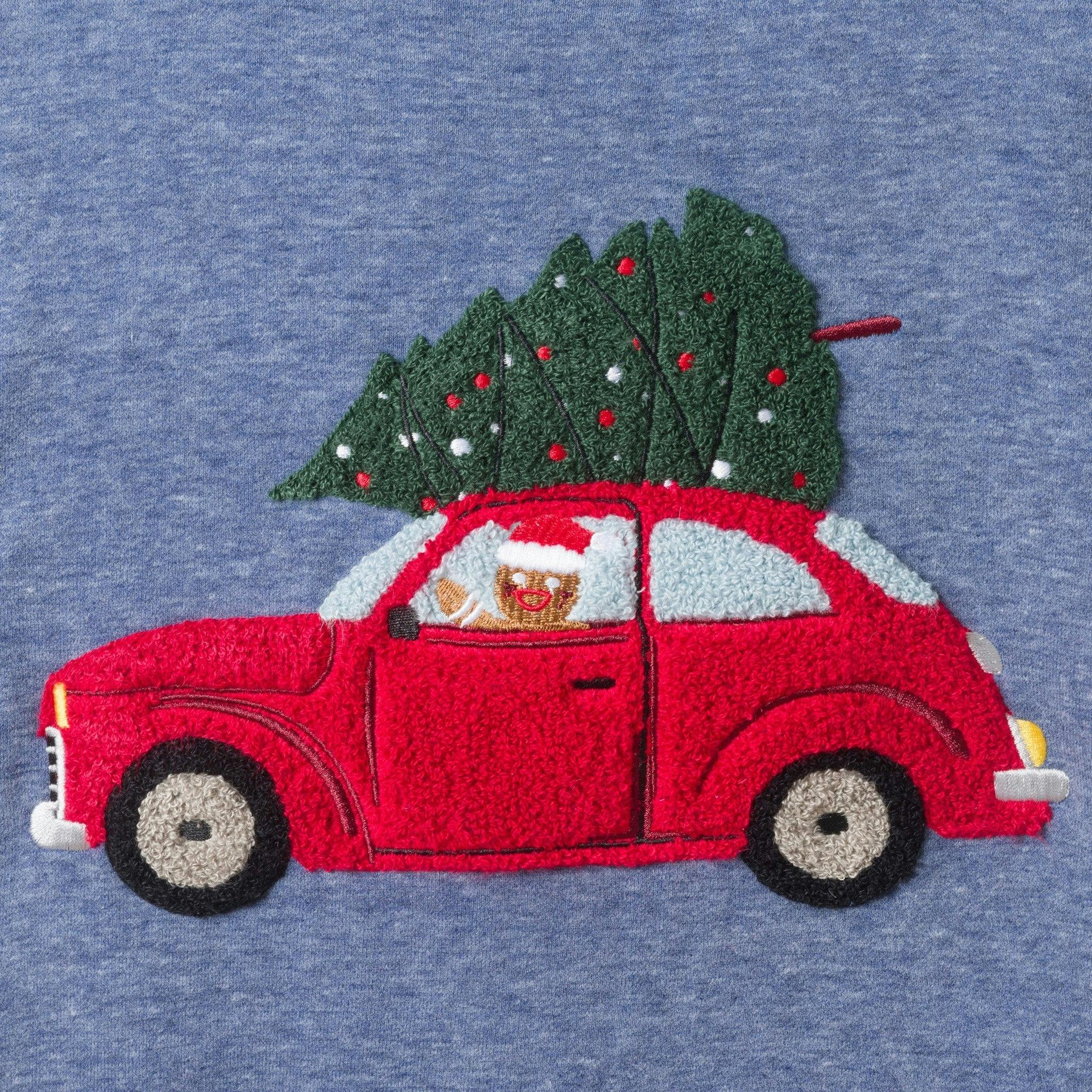 Boys Sweatshirt & Twill Jogger Set | Holiday Car