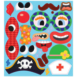 Silicone Sticker Book: Silly Faces