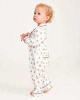 Baby's Twill Classic Romper in Teddy Tales