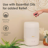 Top Fill Cool Mist Humidifier, 1 Gallon with Sleep Support Light & Essential Oil Tray