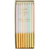 Meri Meri x Ladurée Paris Gold Dipped Candles