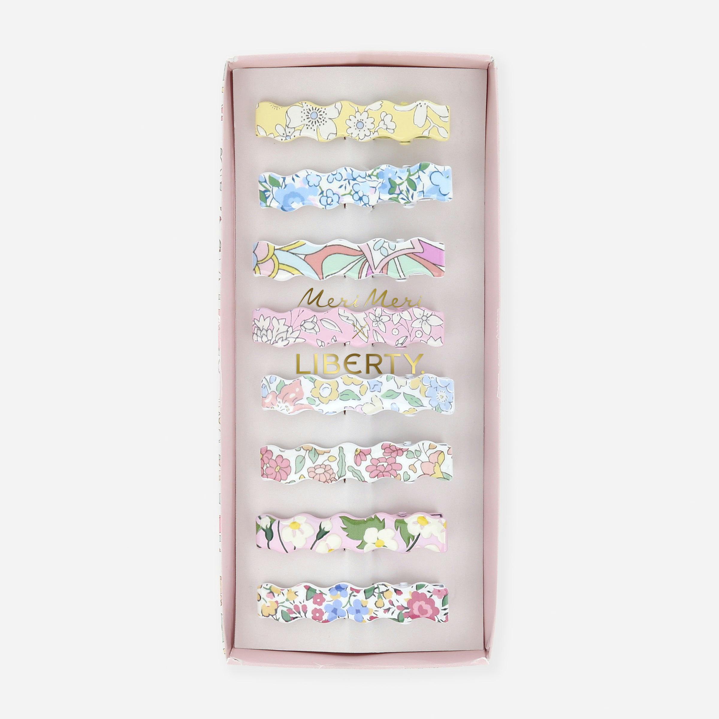 Meri Meri x Liberty Wavy Hair Clips