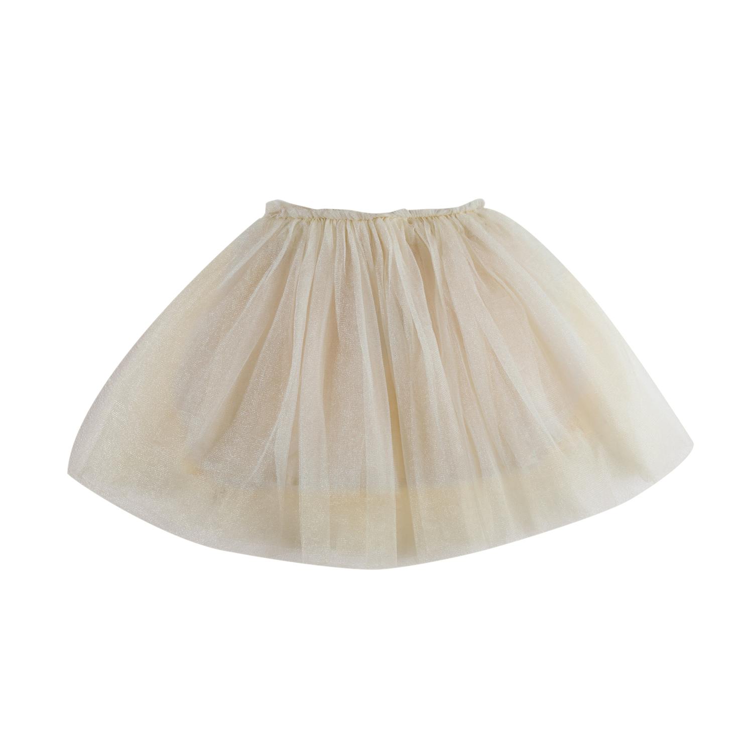 Pien Skirt | Off White Metallic