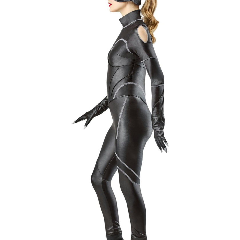 Women's 1990's Batman Catwoman Costume with Mask