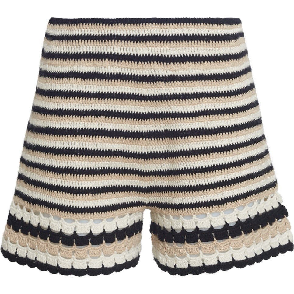 LARA MULTI STRIPE CROCHET SHORT