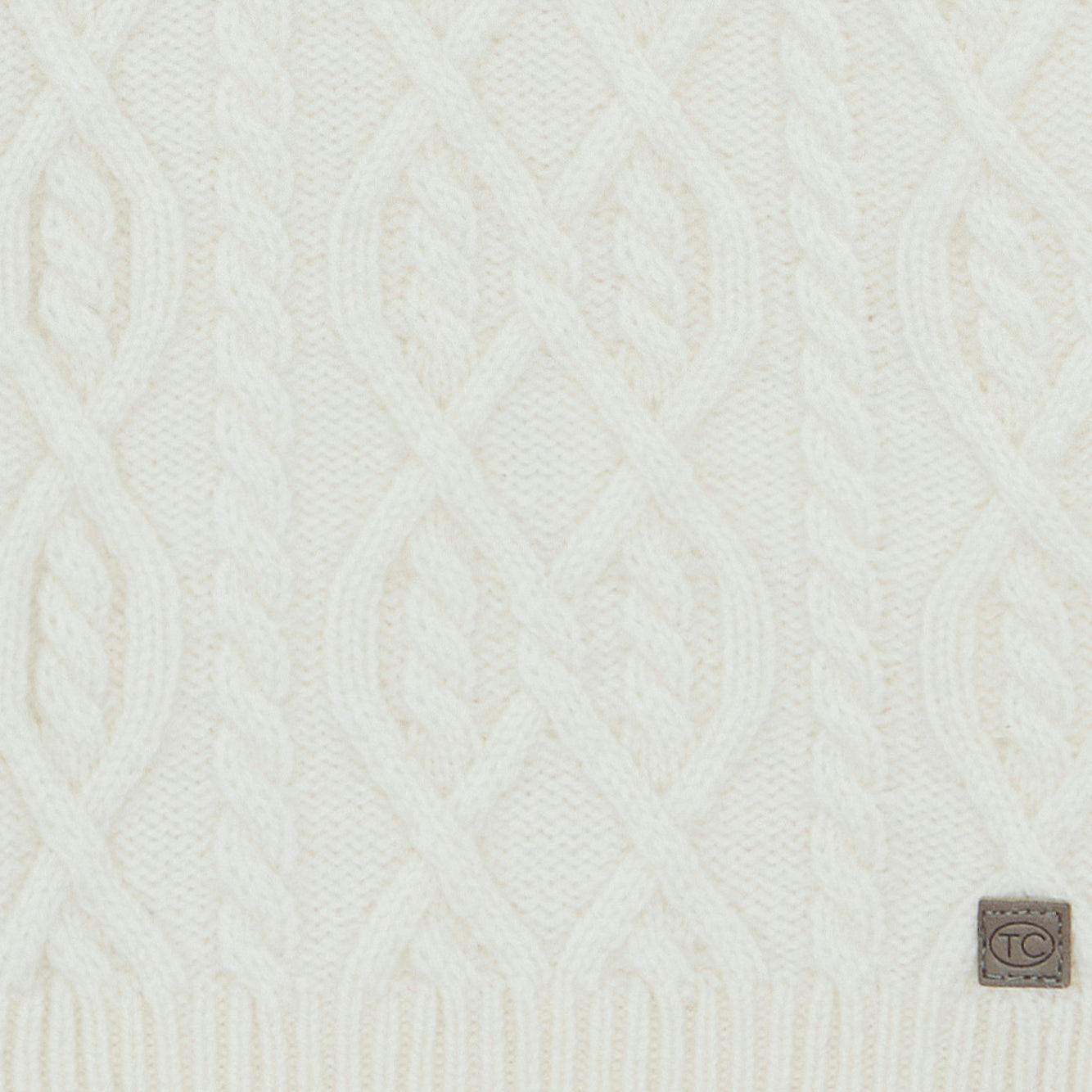 TARTINE ET CHOCOLAT HIGH-NECK WOOL SWEATER - NACRE
