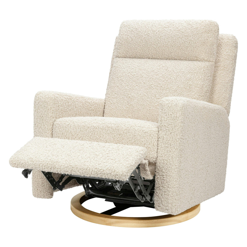 Babyletto Sigi Pro Power Recliner and Swivel Glider with Power Adjustable Headrest and Lumbar Support