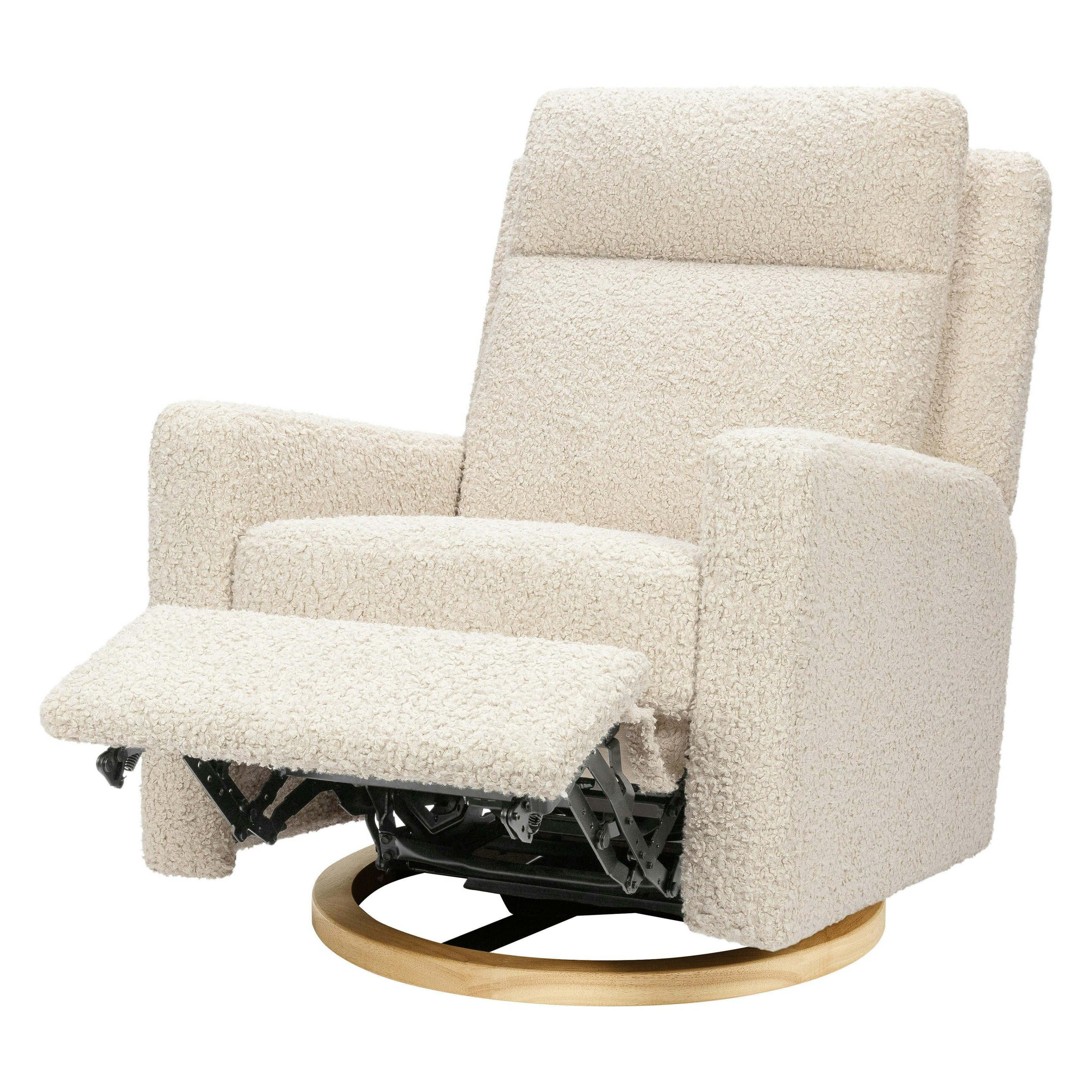 Babyletto Sigi Pro Power Recliner and Swivel Glider with Power Adjustable Headrest and Lumbar Support