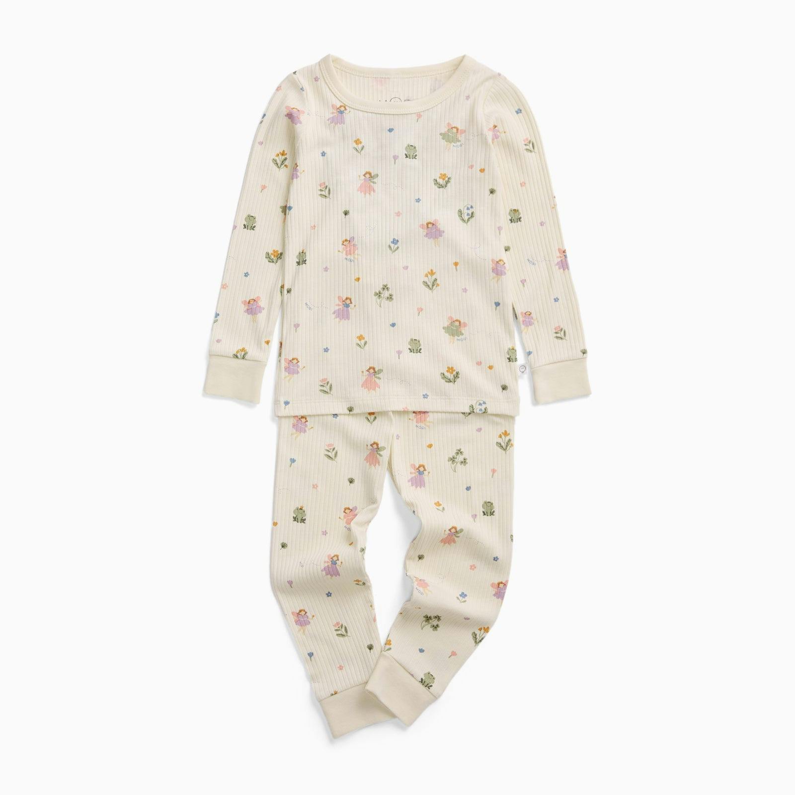 Fairy Garden Ribbed Pajama Set