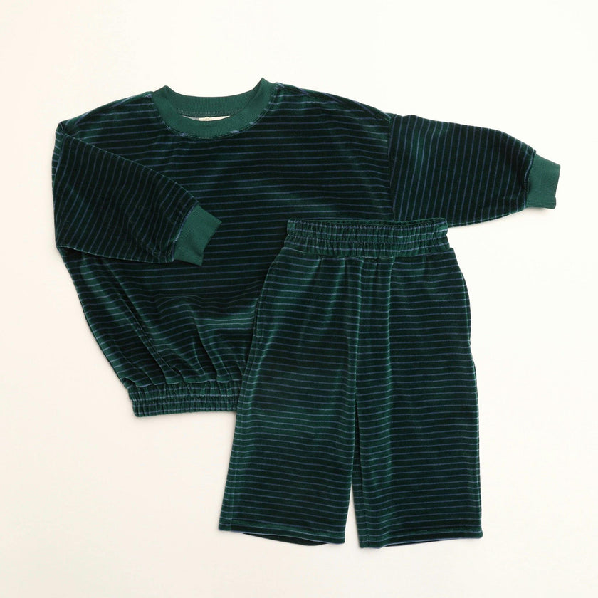 Daryl Set in Thin June Bug Stripe