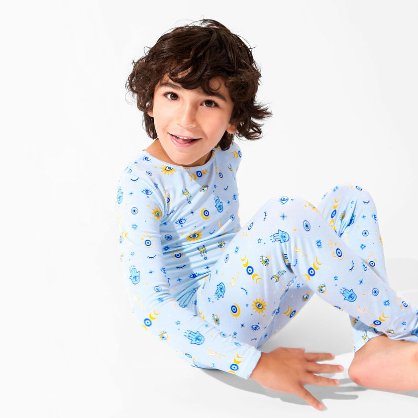 The Eye Blue Bamboo Kids Pajamas
