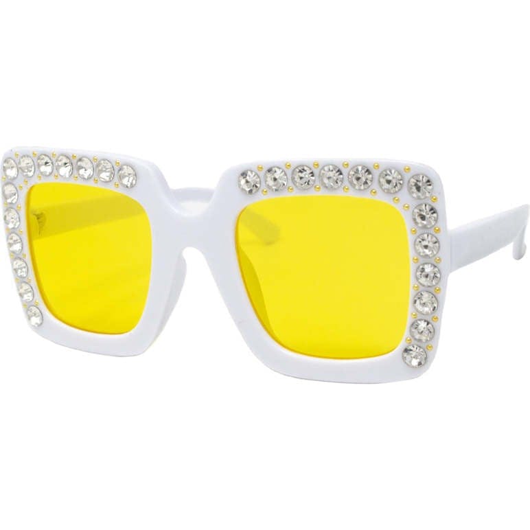 Kid's Square Crystal Sunglasses