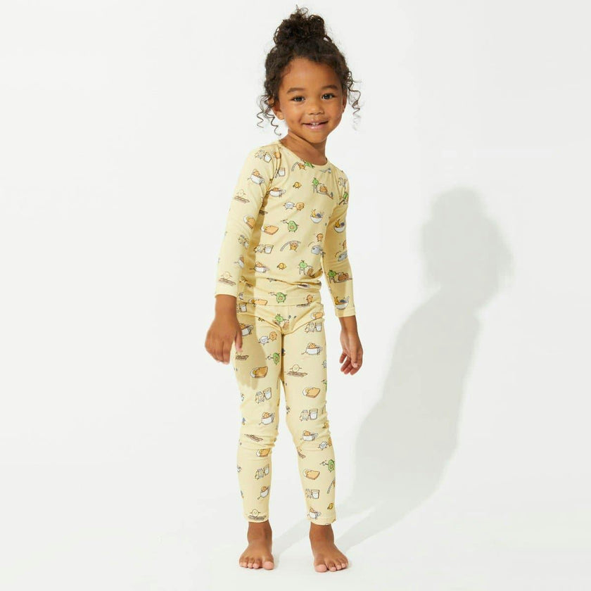 Love You Brunches Bamboo Kids Pajamas