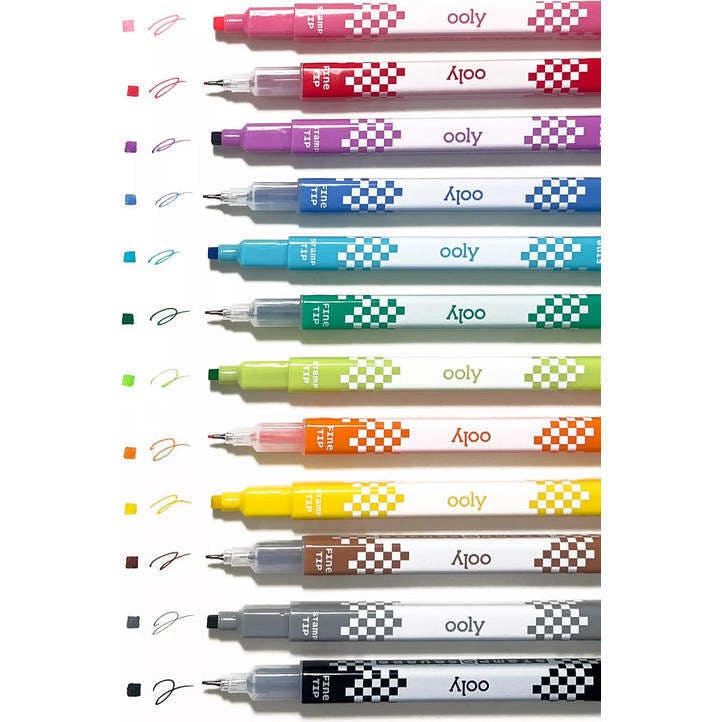Stamp A Square Pixels Markers