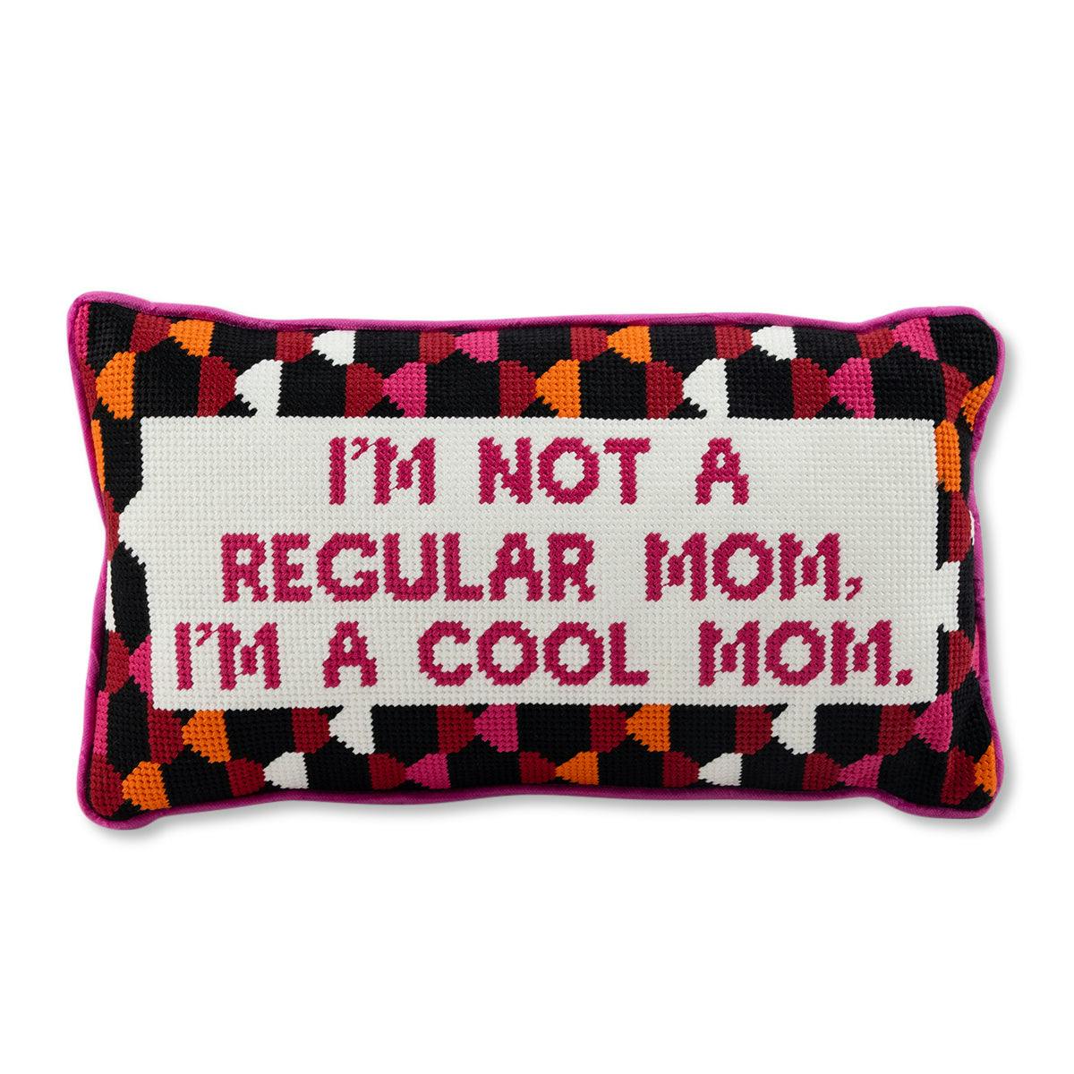 Cool Mom Needlepoint Pillow