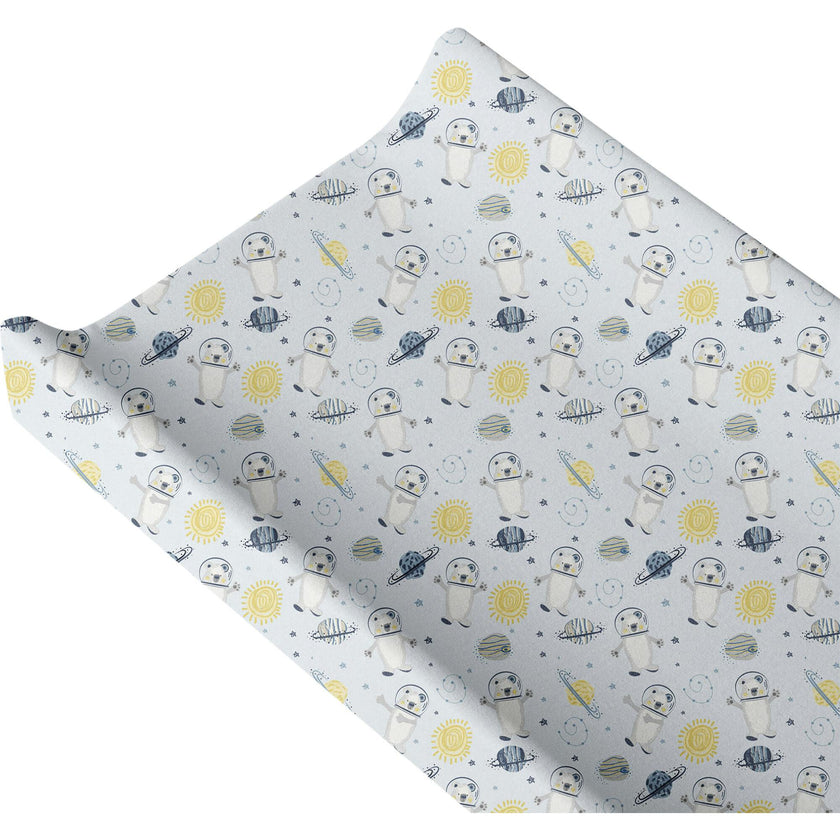 Print Organic Changing Pad Cover