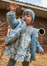 Baby Ruffled Velvet Dress