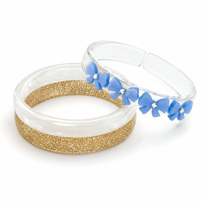 Bows Blue Bangles