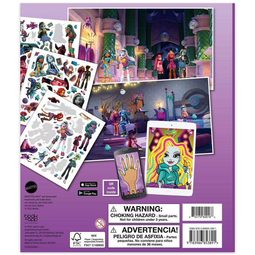 Panorama Sticker Book: Monster High