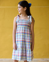 Lily Dress Multico Madras Check