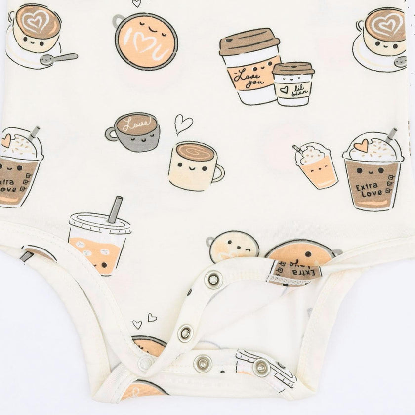 Love You A Latte - Long Sleeve Bodysuit