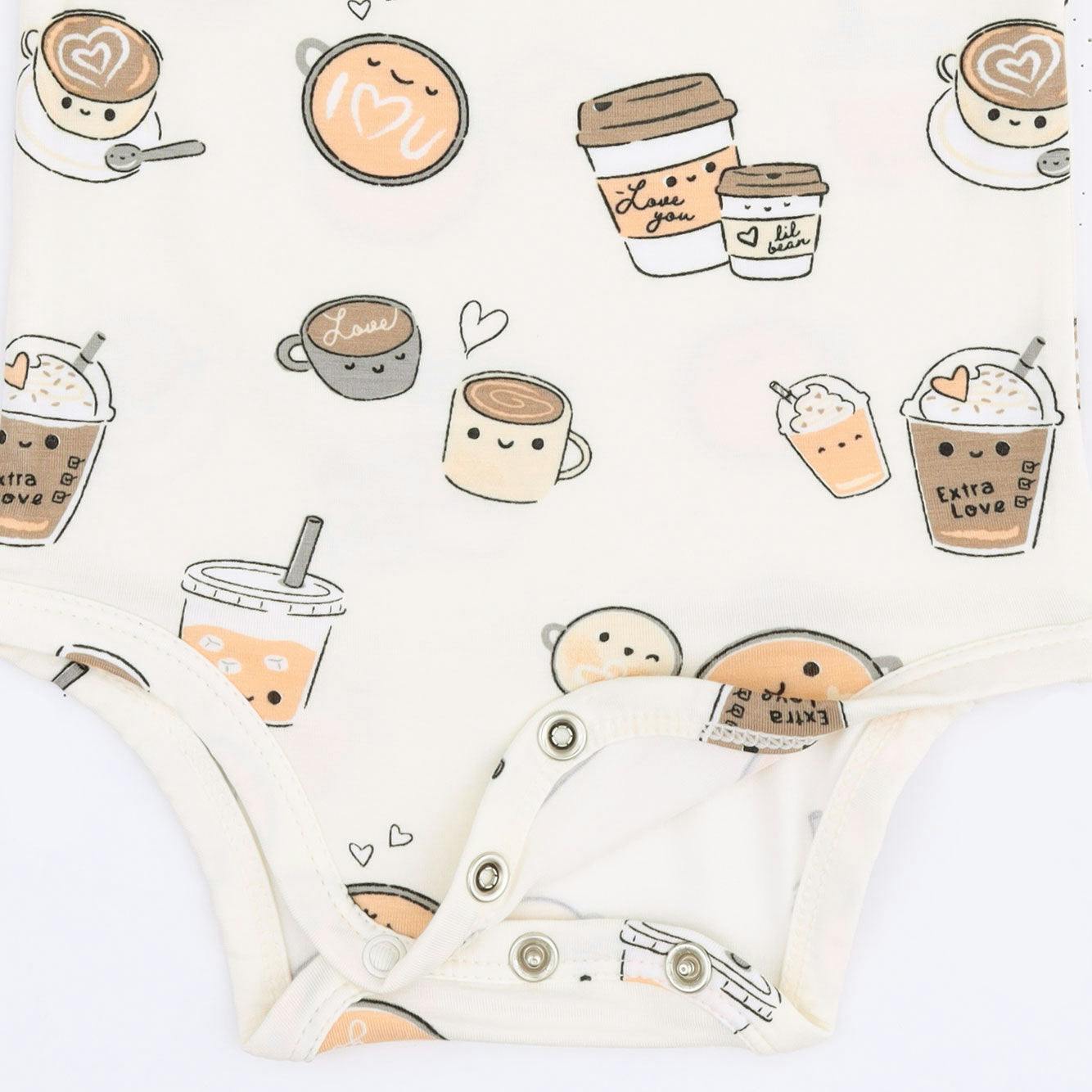 Love You A Latte - Long Sleeve Bodysuit