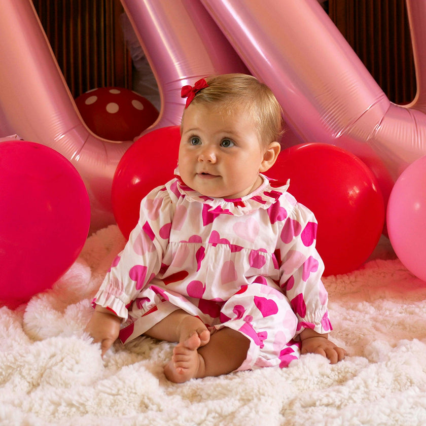 Scatter Heart Babysuit