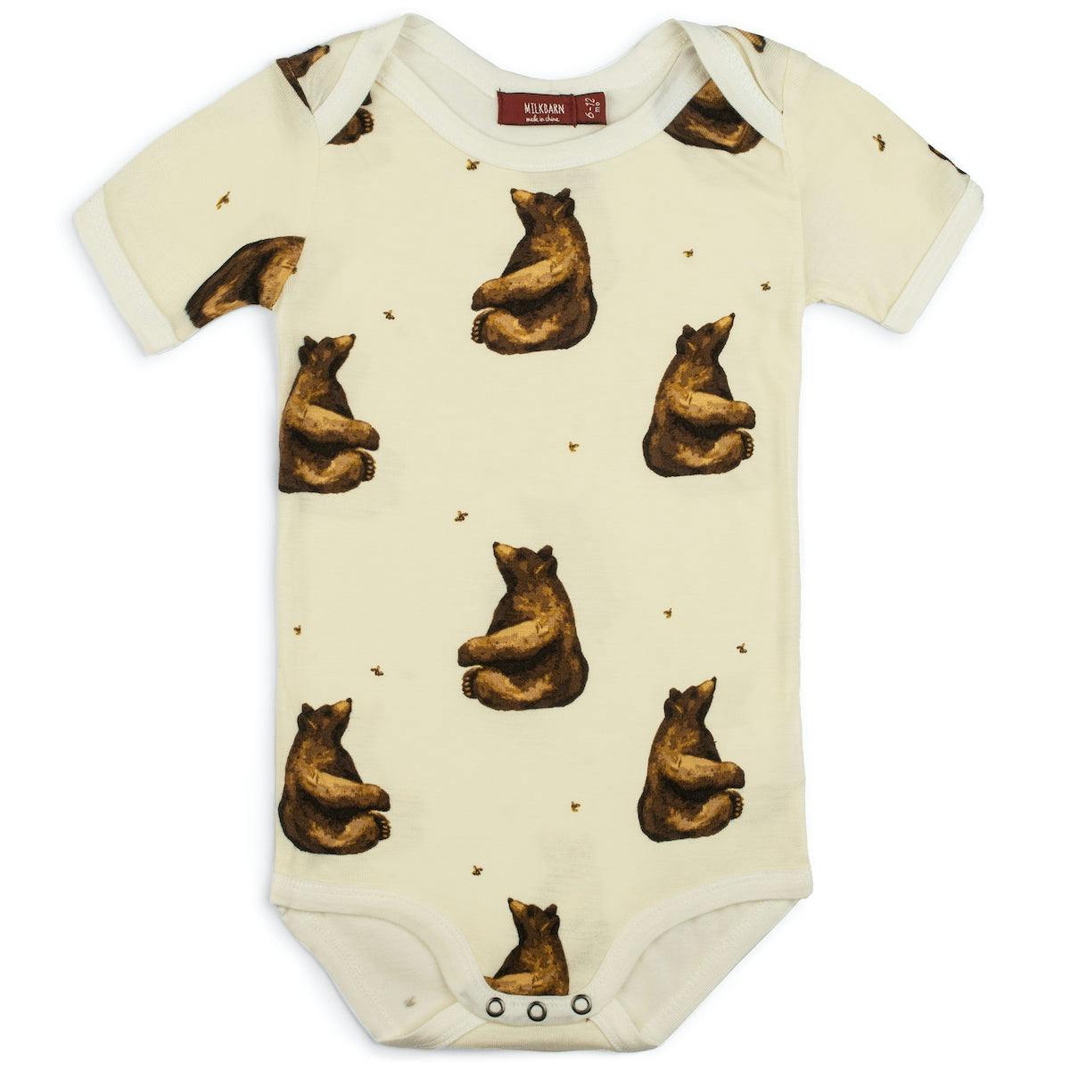 Honey Bamboo Short Sleeve One Piece