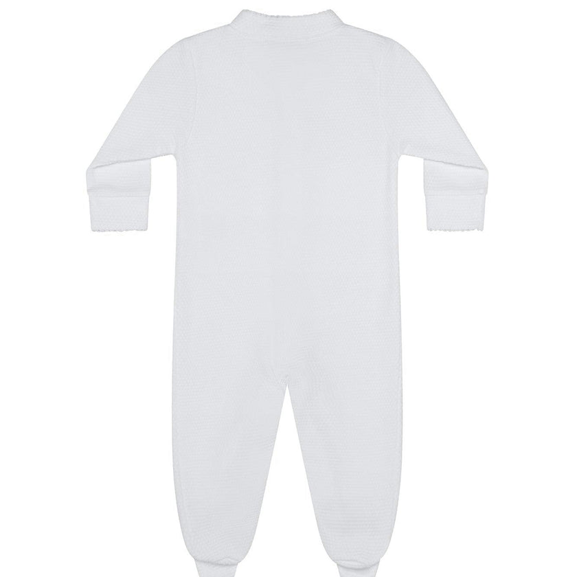 White Bubble Baby Footie