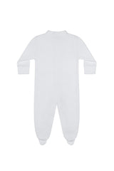 White Bubble Baby Footie