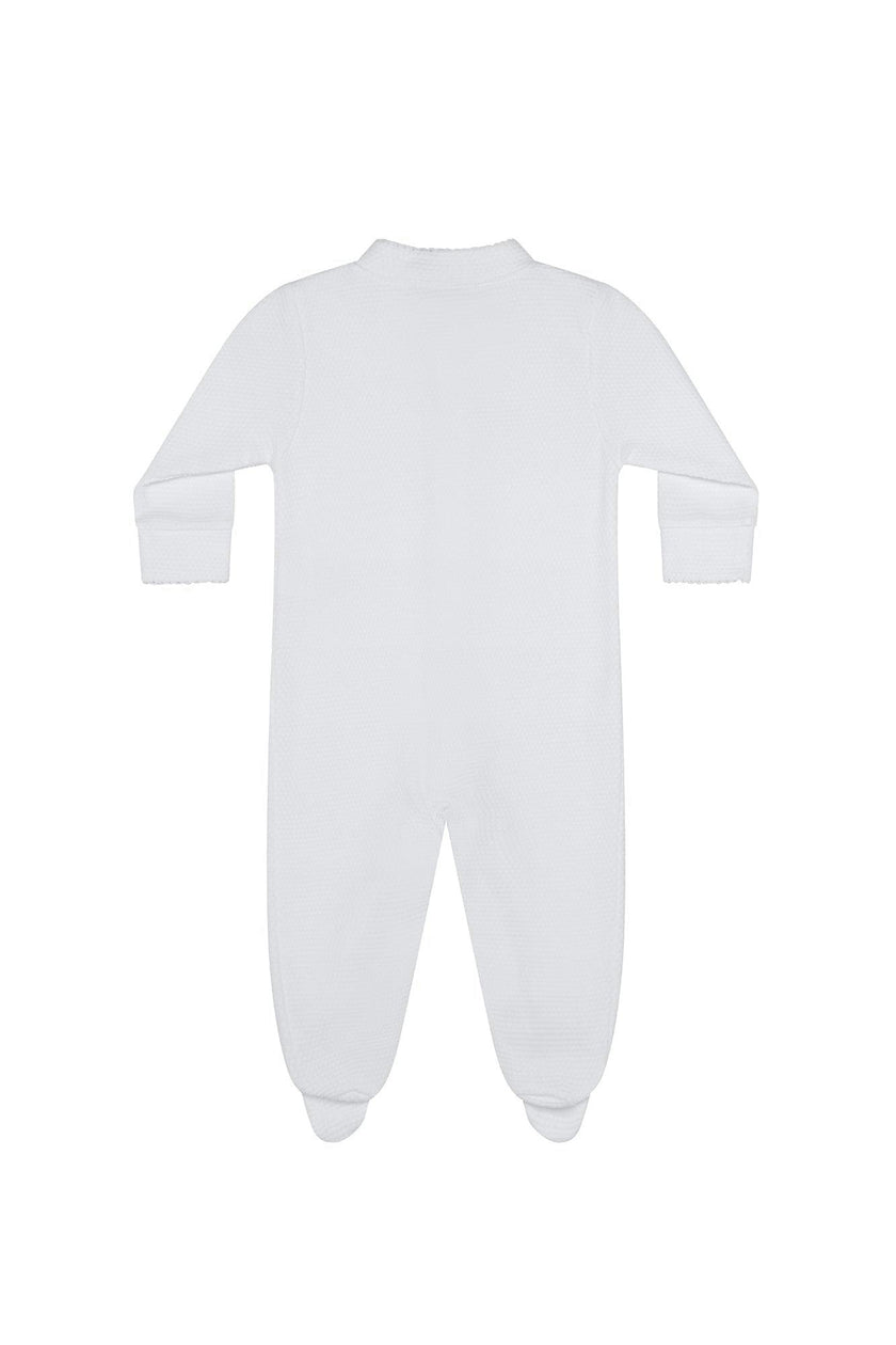 White Bubble Baby Footie