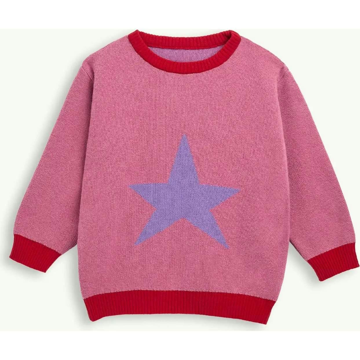children's wool blend sweater - star