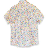 Boys Collar Shirt | Yellow Petal Confetti