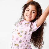 Tea Party Girls' Short Sleeve Dress