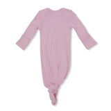 Solid Lilas - Knotted Gown and Knotted Hat