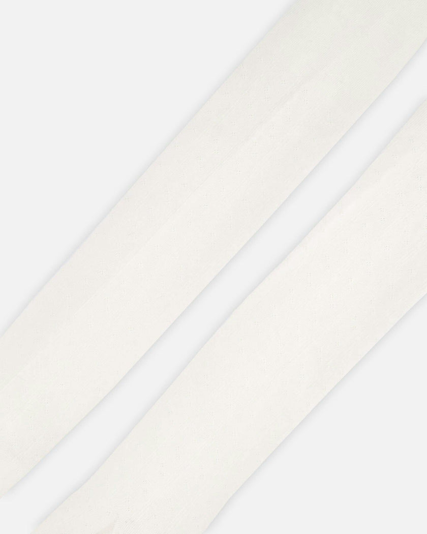Cable Tights Off White