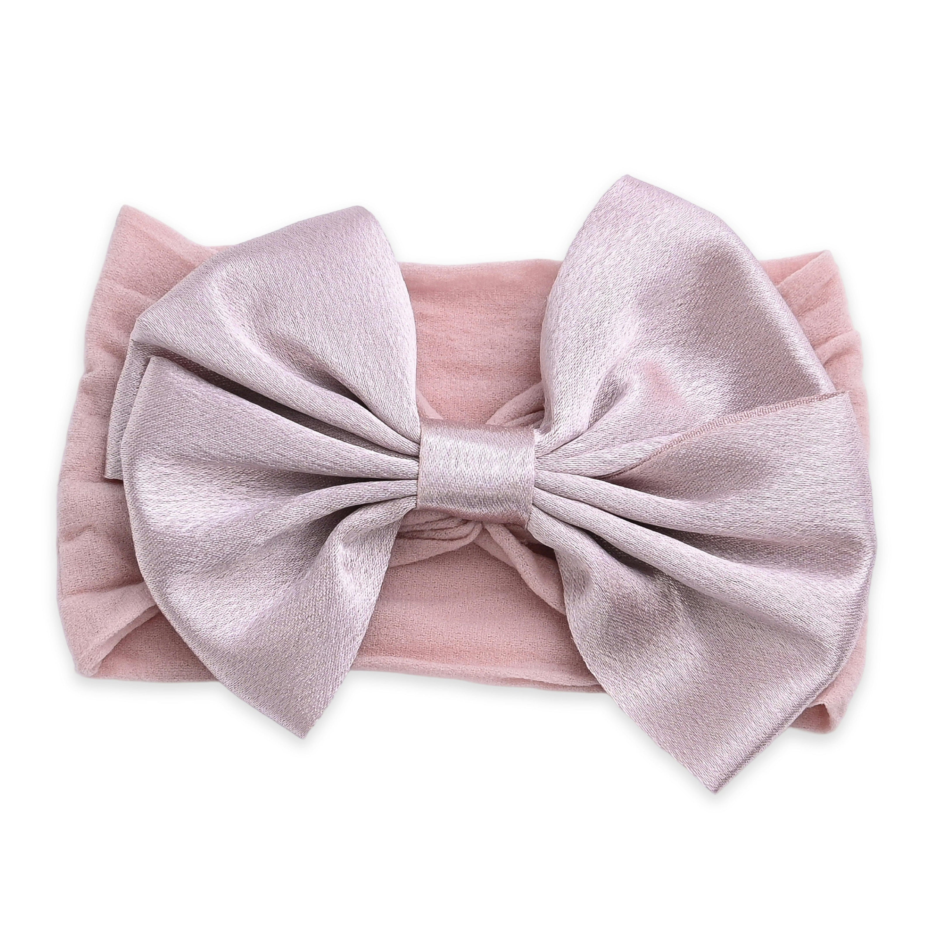 Multicolor Elastic Bow Headband Set