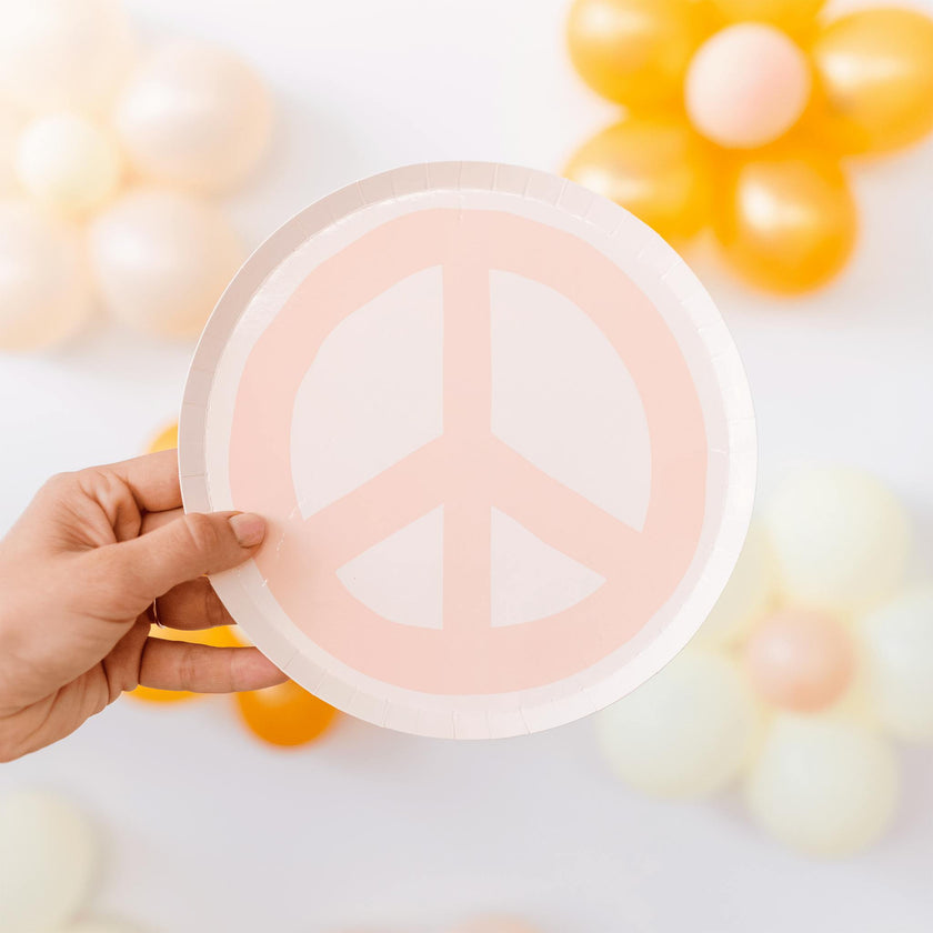 Peace & Love Peace Dessert Plates