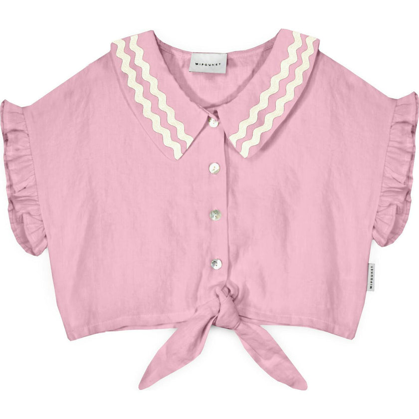Mipounet SS26 Isaline Linen, Pink